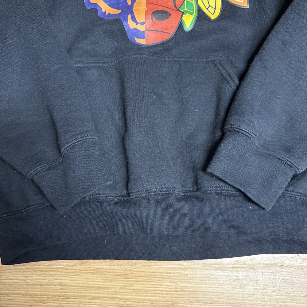 Chicago Sports Team Mashup Gildan Mens Custom Sweatshirt Black Hoodie Large - Picture 3 of 6